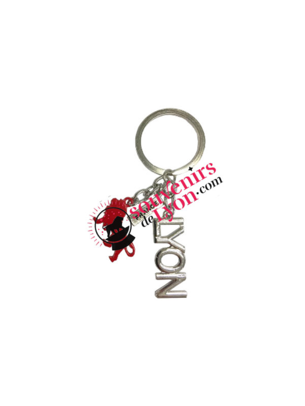 Lyon Onlylyon silver key ring  Souvenirsdelyon.com