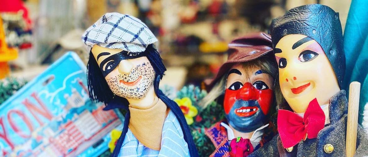 Guignol and his puppet friends
